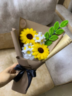 Sunny Yellow Daisy Mixed Flower Bouquet