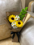 Sunny Yellow Daisy Mixed Flower Bouquet