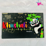 Panda Vibes – Handmade Colorful String Art Nameplate