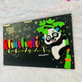 Panda Vibes – Handmade Colorful String Art Nameplate