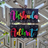 Customized String Art Family Nameplate for Your Home
