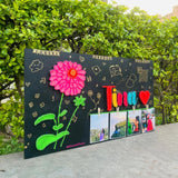 Unique Handmade Flower Name Plate, perfect gift for every occasion