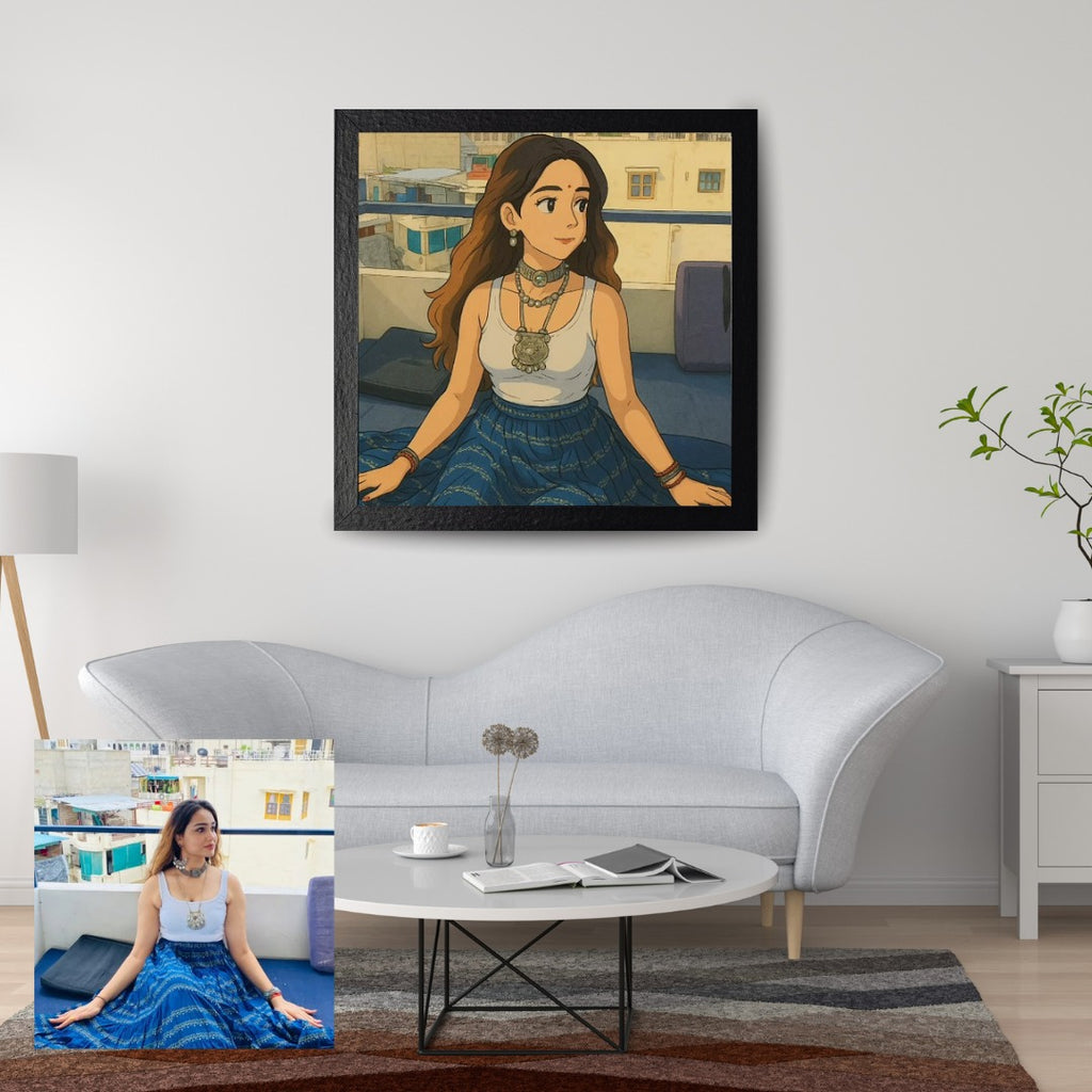 Timeless Ghibli Beauty - Artwork in Beautiful Frames For Gift