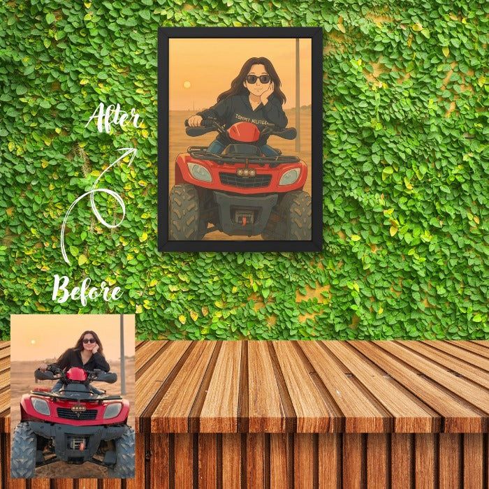 Ghibli Travel & Coolness Frame – Unique Art Piece for Modern Spaces
