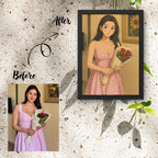 Enchanting Ghibli-Inspired Frame – A Magical Gift for Her