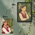 Personalized Ghibli Cartoon Frame – Unique Gift & Home Decor Item