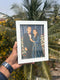 Custom Ghibli Wedding Portrait – A Fairytale Frame for Your Love