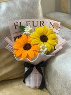 Yellow & Orange Sunflower Combo