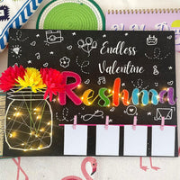 Turn Love into Art – Customized Valentine String Art Nameplate