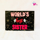 World's Best Sister: Best Raksha Bandhan Gift for Her