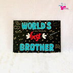 World's Best Brother: Personalized Raksha Bandhan String Art for Your Brother
