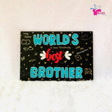 World's Best Brother: Personalized Raksha Bandhan String Art for Your Brother