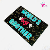 World's Best Brother: Personalized Raksha Bandhan String Art for Your Brother