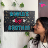 World's Best Brother: Personalized Raksha Bandhan String Art for Your Brother