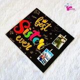 Best Sister Frame – Rakhi String Art with Photo Hangings