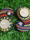 Hand-Painted Paisley Tealight Holders (Set of 50)