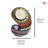 Hand-Painted Paisley Tealight Holders (Set of 50)