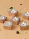 Premium Wooden Base Tealight Holders (Set of 25)