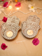 Wooden Hamsa Hand Tealight Candle Holder for Peace & Prosperity (Set of 20)