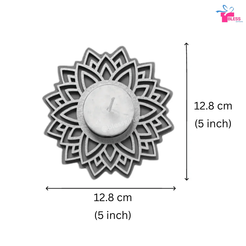 Colorful Mandala Tealight Holder Set - Brighten Up Your Diwali (Set of 50)