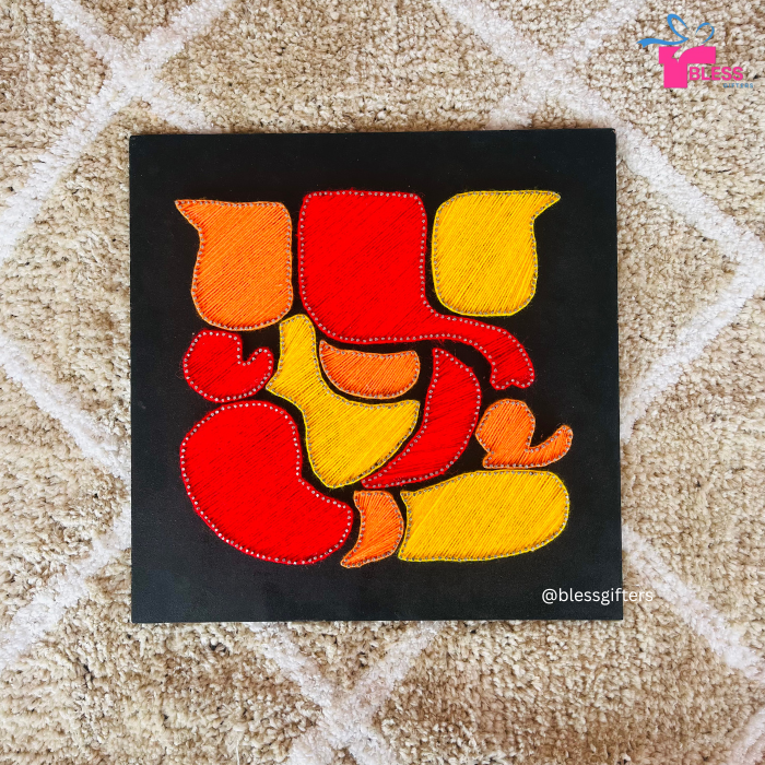 Ganesha String Art for Room Decor - Blessings in Thread 🙏
