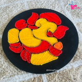 Handmade Ganesh ji string art, perfect for diwali decoration
