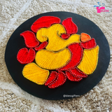 Handmade Ganesh ji string art, perfect for diwali decoration