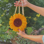 Handmade Sunflower Pearl Sling Bag - Perfect Gift For Her