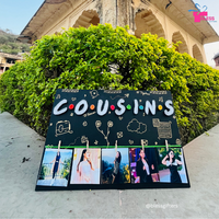 Handmade String Art Nameplate for Cousins – A Gift of Memories 🎁✨