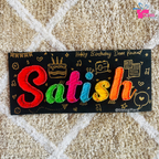 Single name string art nameplate - Handmade gift