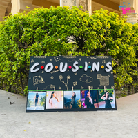 Handmade String Art Nameplate for Cousins – A Gift of Memories 🎁✨
