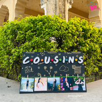 Handmade String Art Nameplate for Cousins – A Gift of Memories 🎁✨